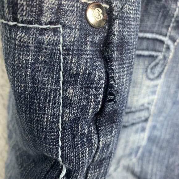 Southpole Denim Shorts Mens 38 Blue Jorts Relaxed Fit Streetwear Y2K - Picture 15 of 15